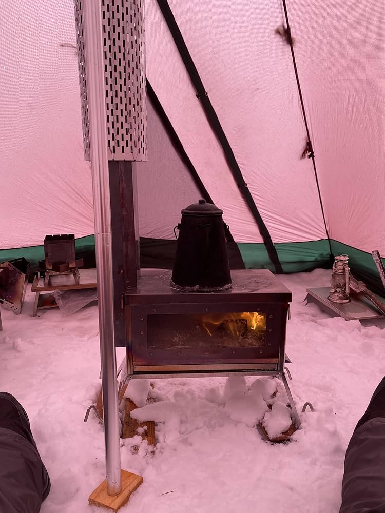 Amazon.co.jp: 笑's フォールディング薪ストーブ 焚き火の箱G-neo SHO