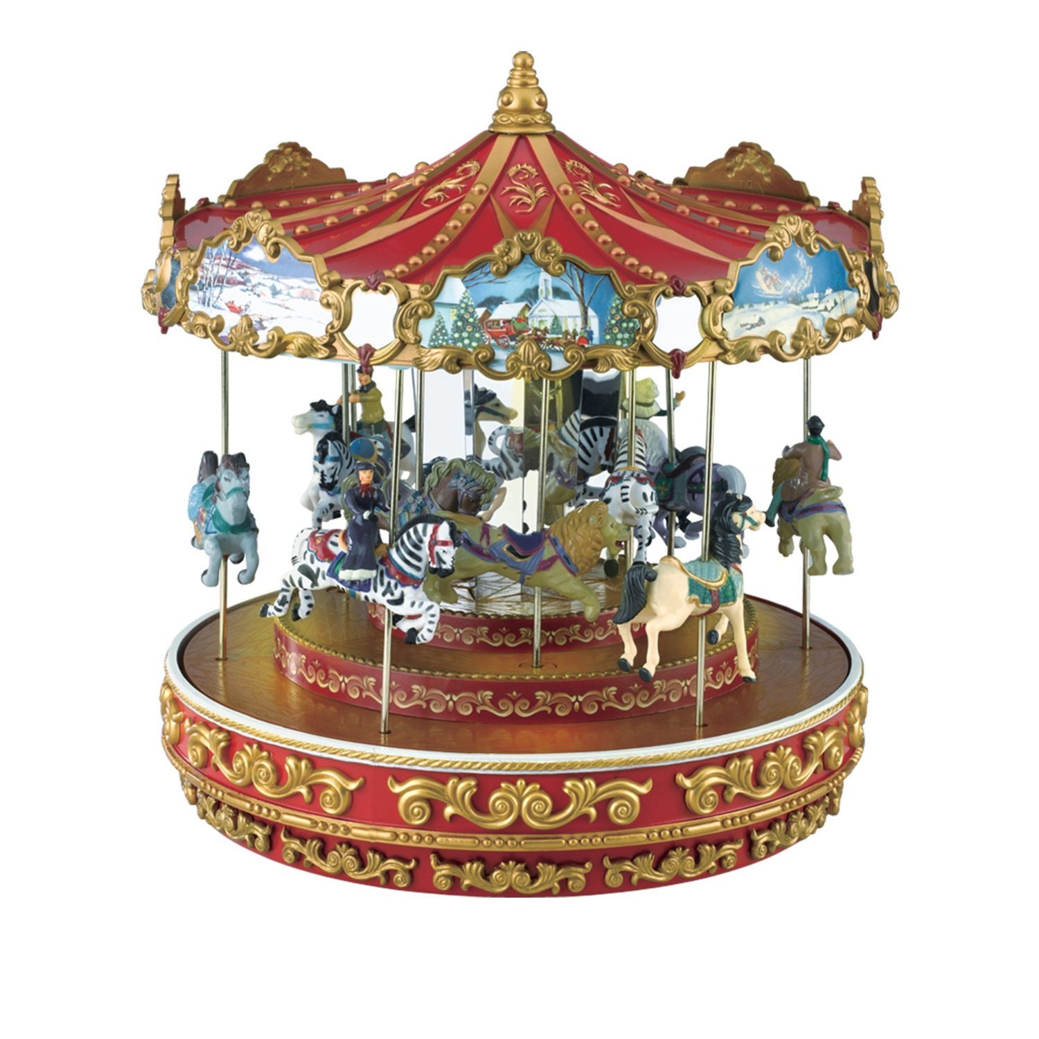 Amazon.com: Mr. Christmas Triple Decker Carousel : Home & Kitchen