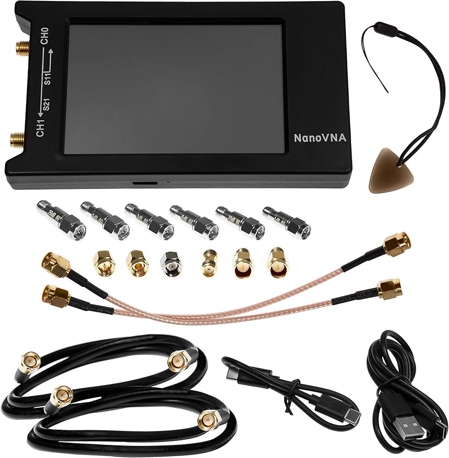 Amazon.com: Nooelec NanoVNA-H 4 Premium Bundle - Vector Network