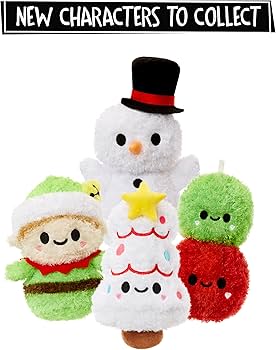 Amazon.com: Fluffie Stuffiez Holiday Santa Small Collectible