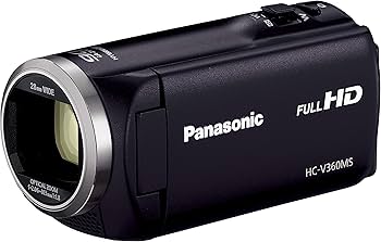 Amazon.co.jp: Panasonic HC-V360MS-K HD Camcorder, V360MS, 16GB