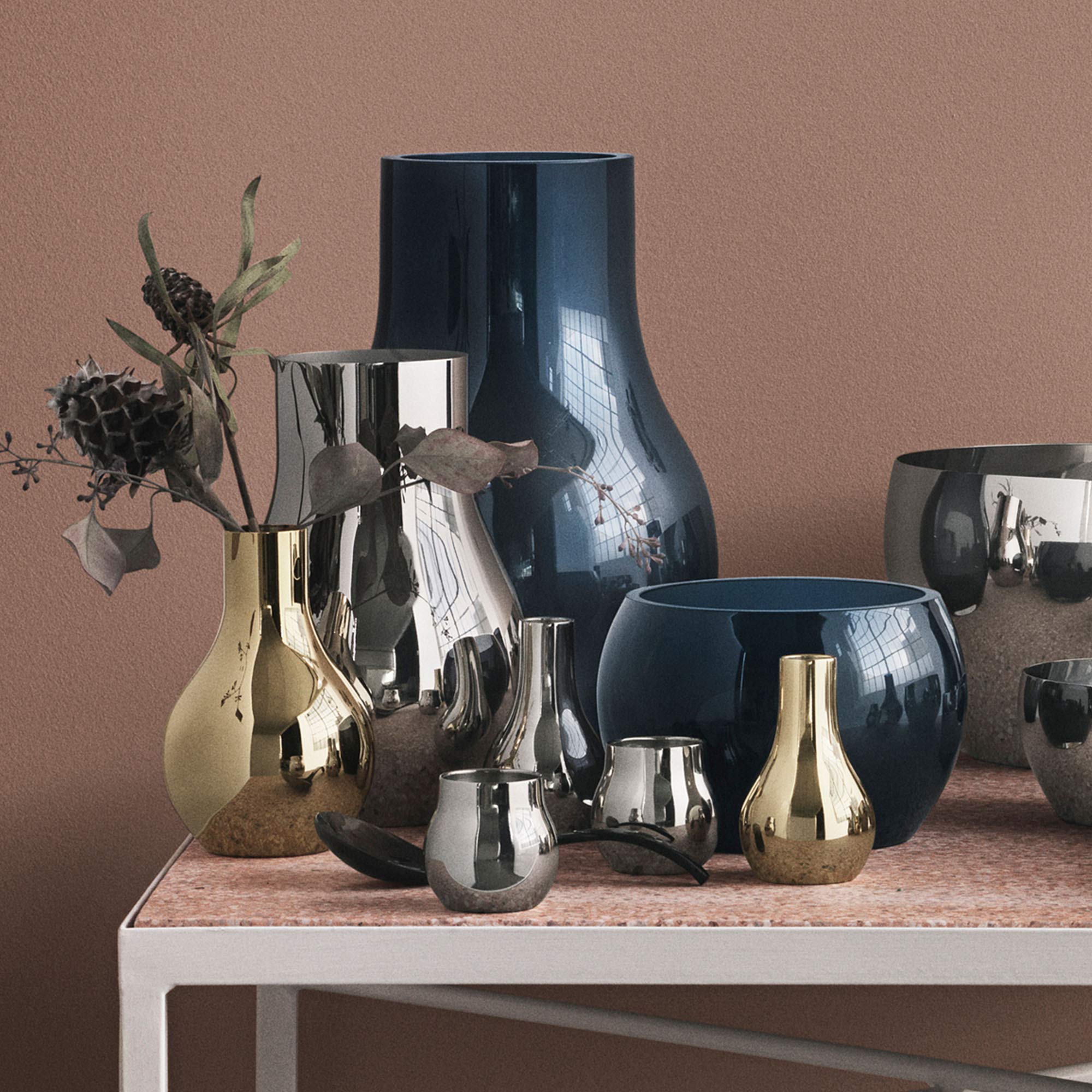 Amazon.com: Georg Jensen Cafu Vase, Small : Home & Kitchen