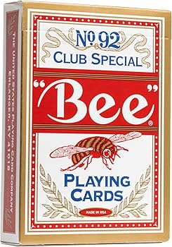 Amazon.com: Bee Gold Standard Premium Poker Playing Cards, 12 Pack