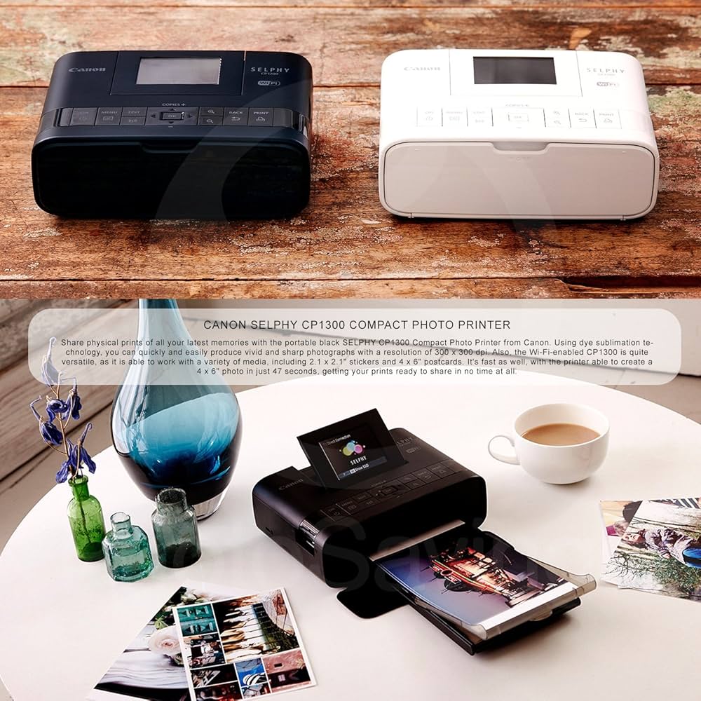 Amazon.co.jp: Canon Selphy cp1300 Compact Photo Printer (ブラック
