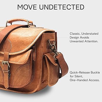 Amazon.com : rofozzi Leather Camera Bag for Women, Vintage