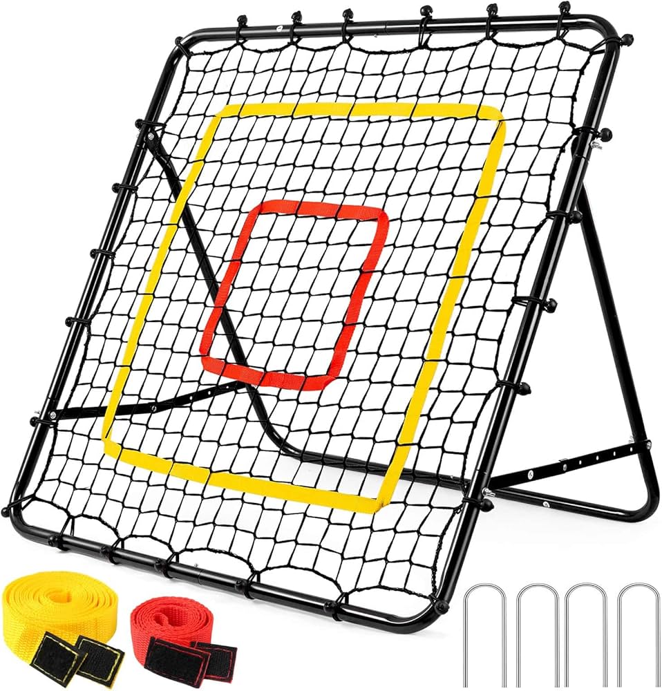 Amazon.co.jp: リバウンドネット 野球ネット サッカー練習用具