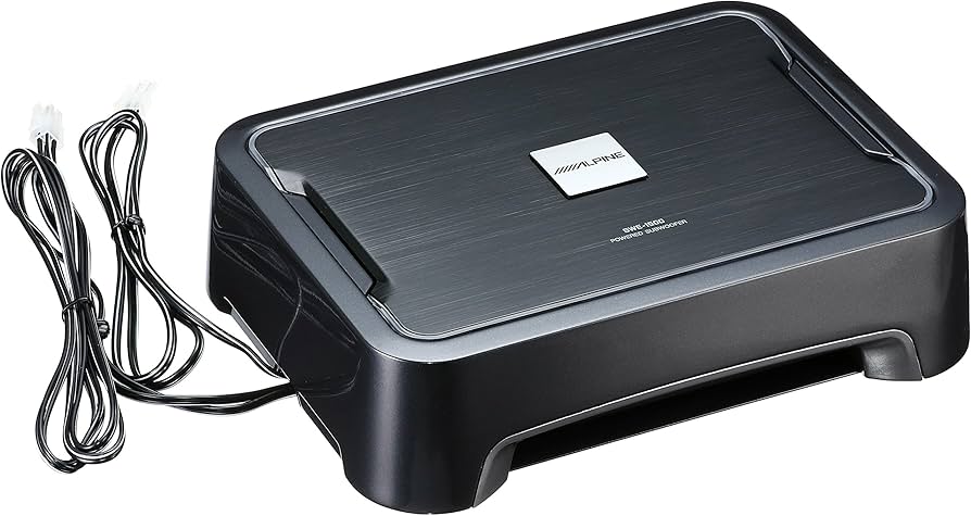 Amazon.co.jp: ALPINE 17cm box type powered subwoofer SWE-1500