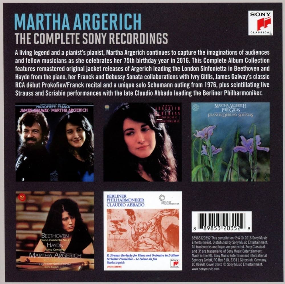Amazon.com: Martha Argerich: The Complete Sony Recordings: CDs & Vinyl