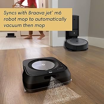 iRobot Braava Jet m6 (6113) Ultimate Robot Mop- Wi-Fi Connected