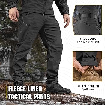 Amazon.com: M-Tac Men's Winter Tactical Work Pants - Thermal