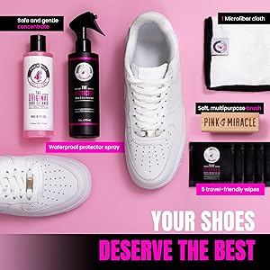 Amazon.com: Pink Miracle Shoe Care Kit - Includes 8 oz. Shoe