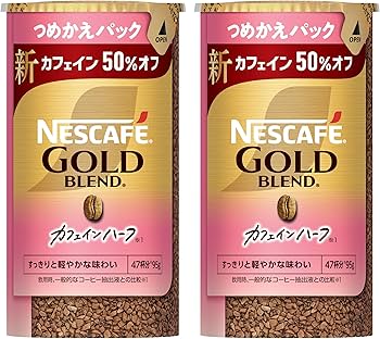 Amazon.co.jp: ネスカフェ ゴールドブレンド カフェインハーフ エコ