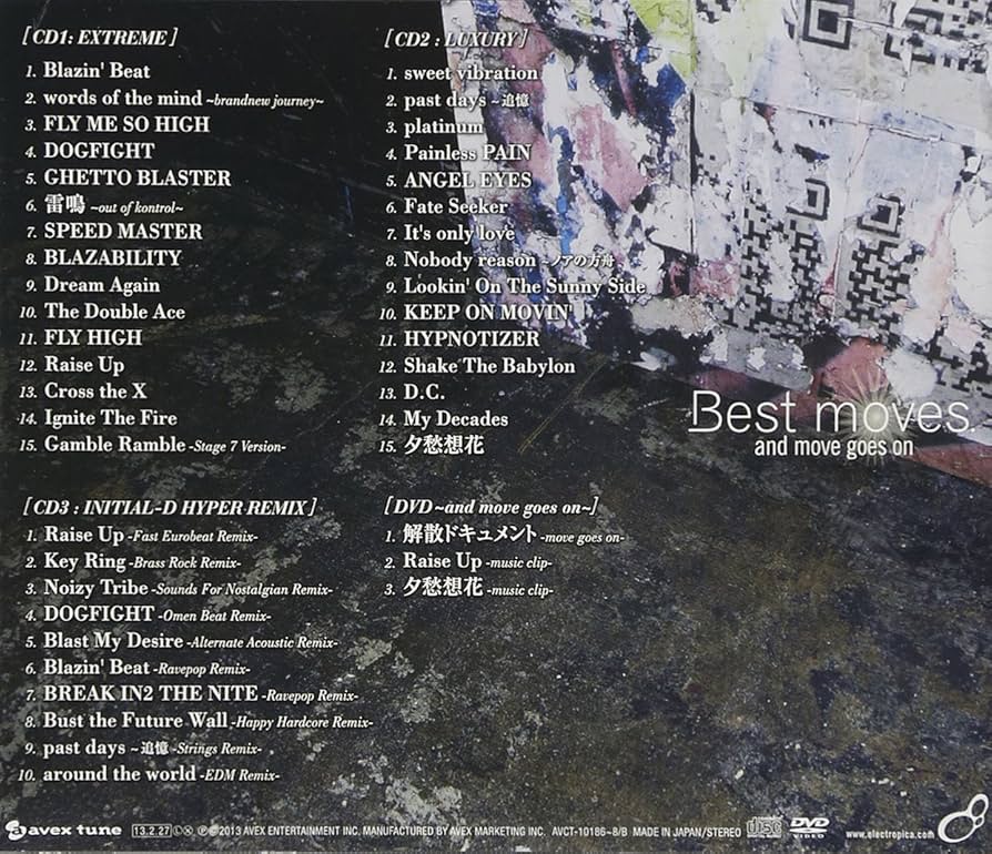 Amazon.co.jp: Best moves. ~and move goes on~ (AL3枚組+DVD