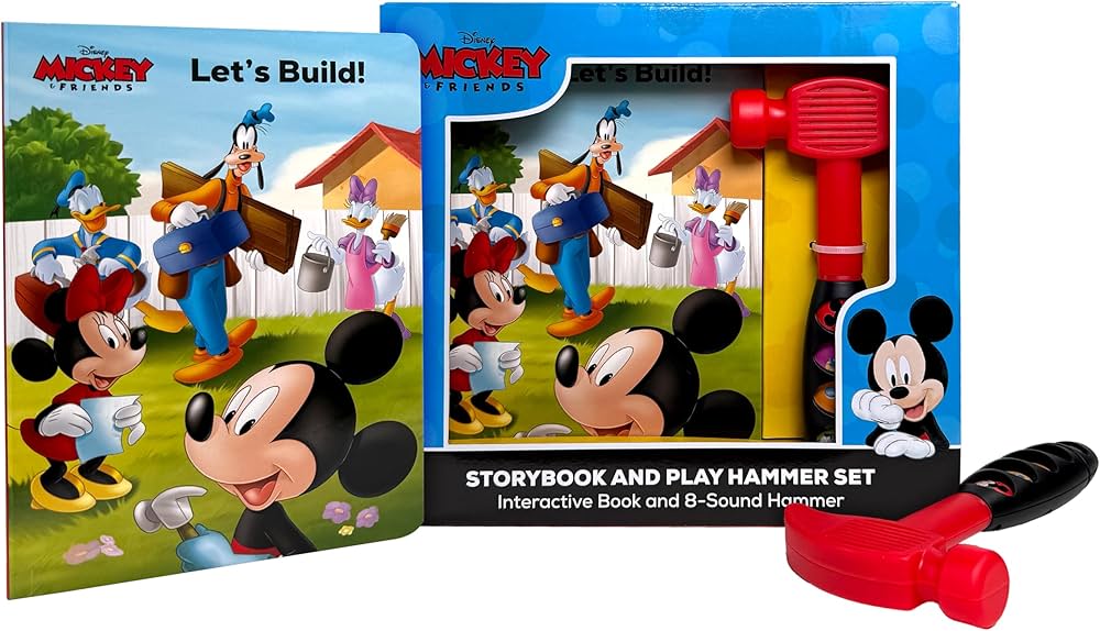 Amazon.com: Disney Mickey Mouse & Friends - Let's Build! Storybook