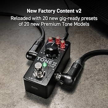 IK Multimedia TONEX One AI multiFX micro-pedal: Tone Model any