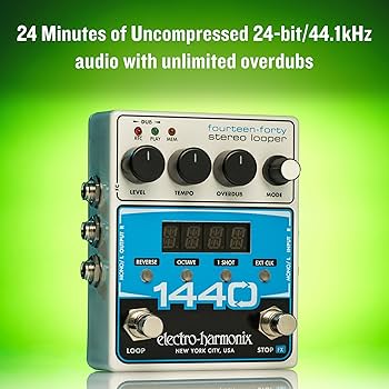 Amazon.com: Electro-Harmonix 1440 Stereo Looper Pedal : Musical