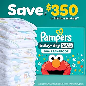 Amazon.com: Pampers Diapers - Baby Dry - Size 7, 54 Count