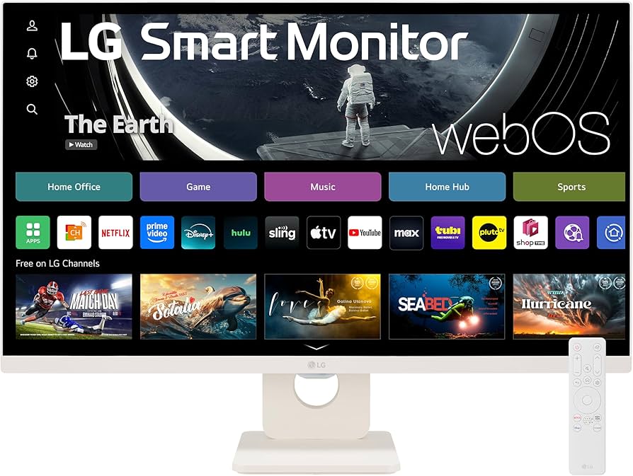 LG 27SR50F-W Smart Monitor 27-Inch FHD (1920x1080) IPS Display