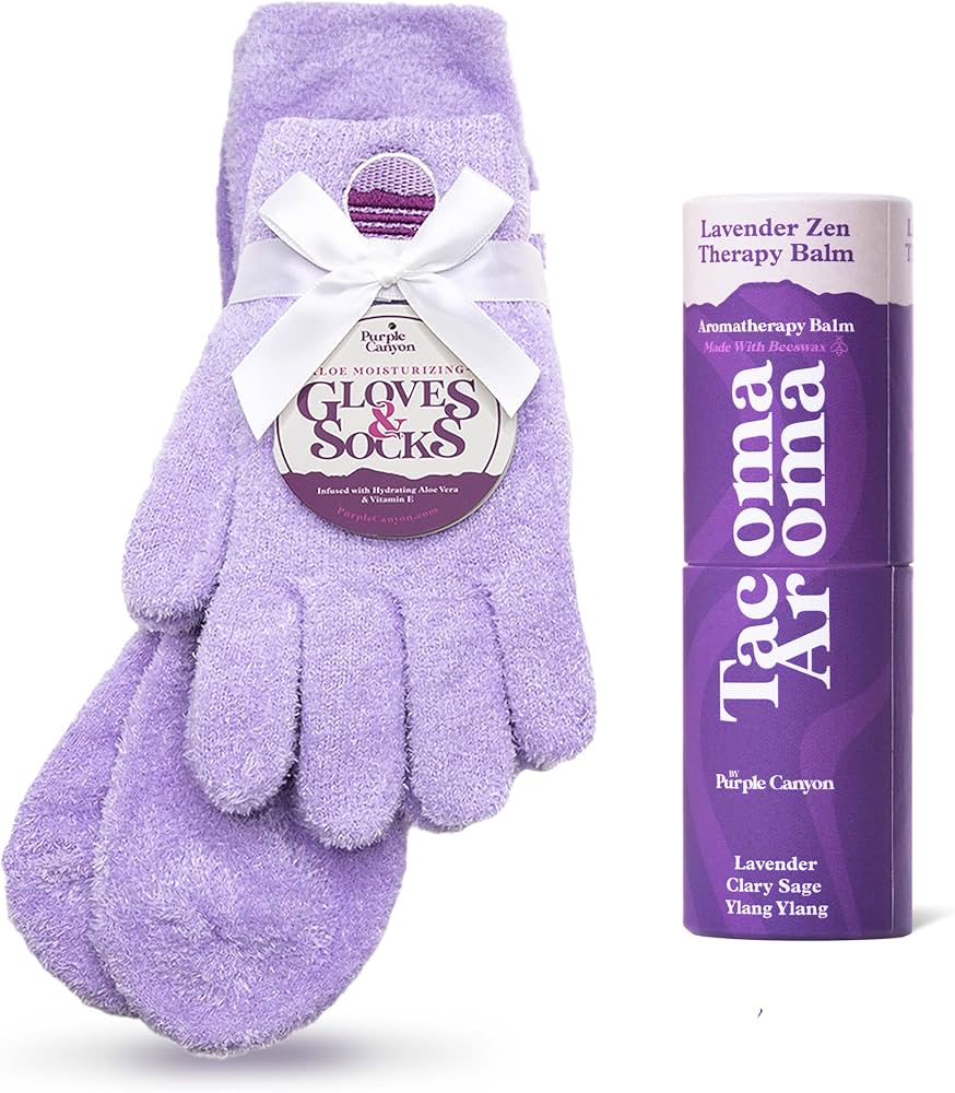 Amazon.com : Purple Canyon Fuzzy Socks & Gloves and Essential Oil