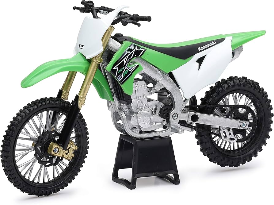 New Ray - Kawasaki KX 450F Green, White 1:12 - Diecast Motorcycle