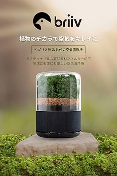 Amazon.co.jp: BRIIV (ブリーヴ) 英国発の自然派エコ空気清浄機 コケ
