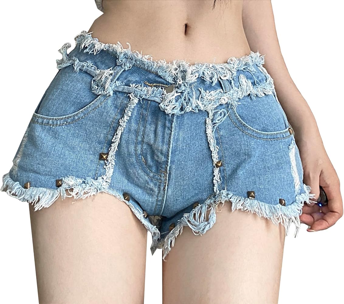 Amazon | [MMTYRM] ショート パンツ レディース デニム ミニ パンツ