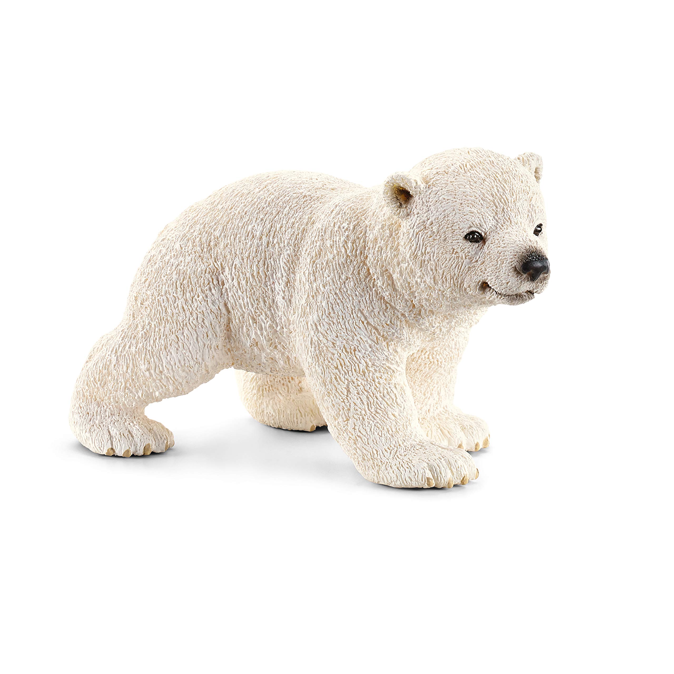 Amazon.com: SCHLEICH Polar Bear Cub, Walking (14708) : Schleich