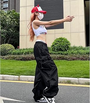 Amazon.com: UICIOP Harajuku Women's Pants Women's Hip Hop Street