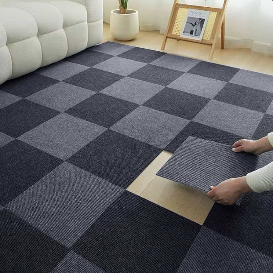 Amazon｜AYO タイルカーペット ずれない ジョイントマット 玄関マット