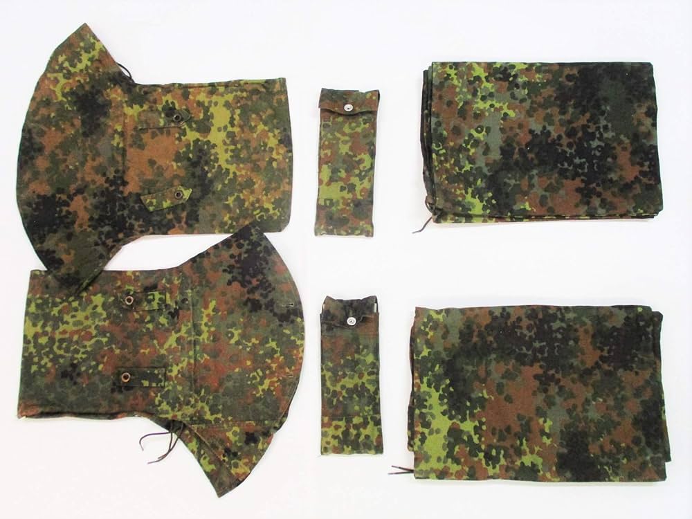 Amazon | 本物 ドイツ軍 パップテント セット一式 シェルターハーフ