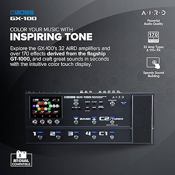 Amazon.com: BOSS GX-100 | Advanced Guitar Effects Processor