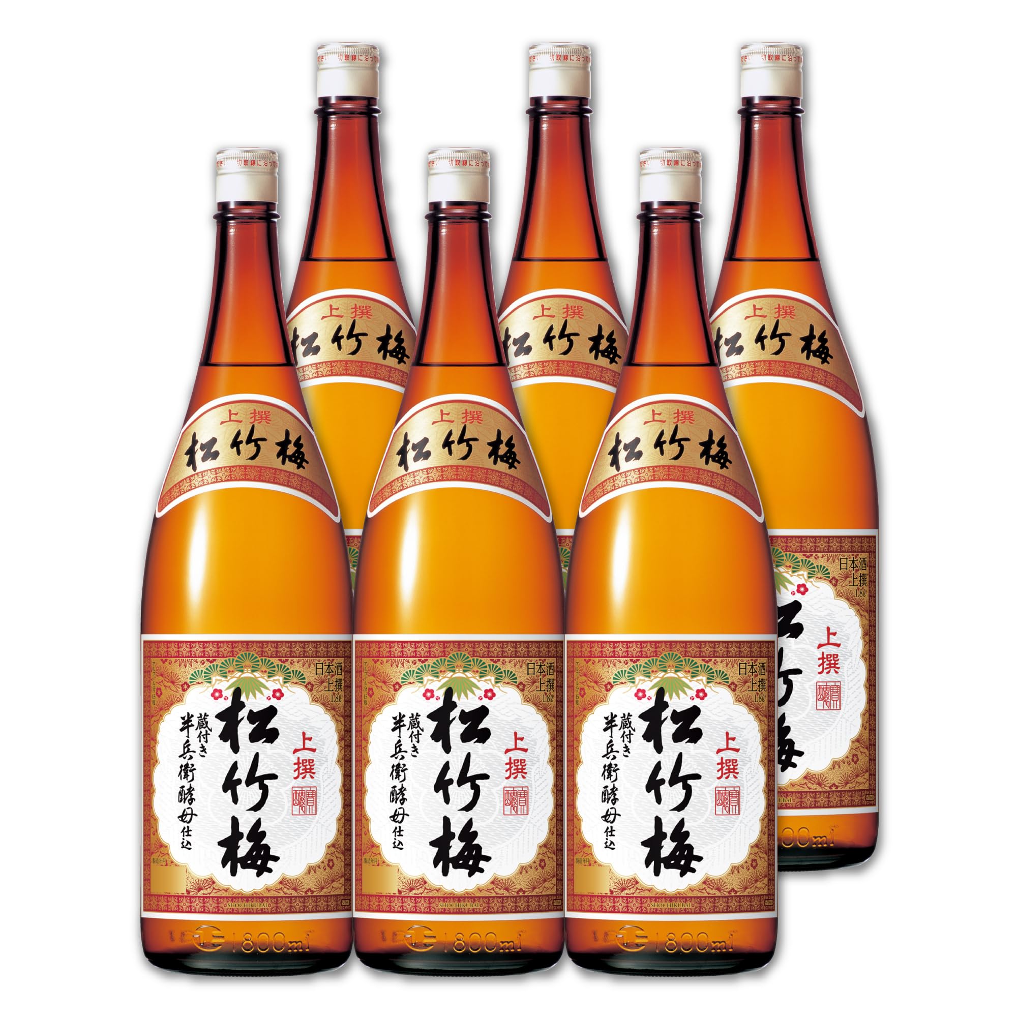 Amazon.co.jp: 上撰松竹梅 [ 日本酒 京都府 1800mlx6本 ] : 食品・飲料