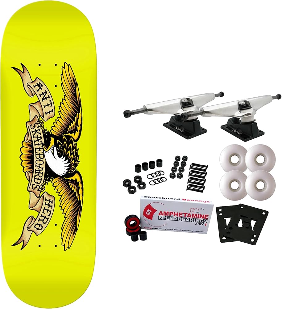 Amazon.com : Anti Hero Skateboard Complete Shaped Eagle Horse Pill