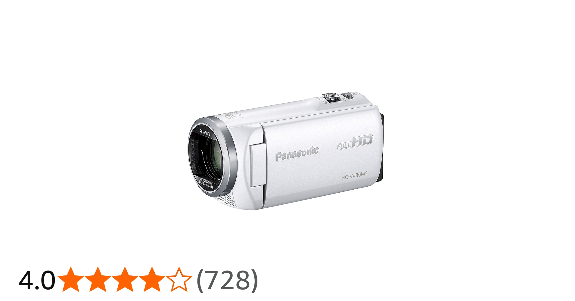 Panasonic HC-V480MS ビデオカメラ バッテリー×3 ケース付き Panasonic