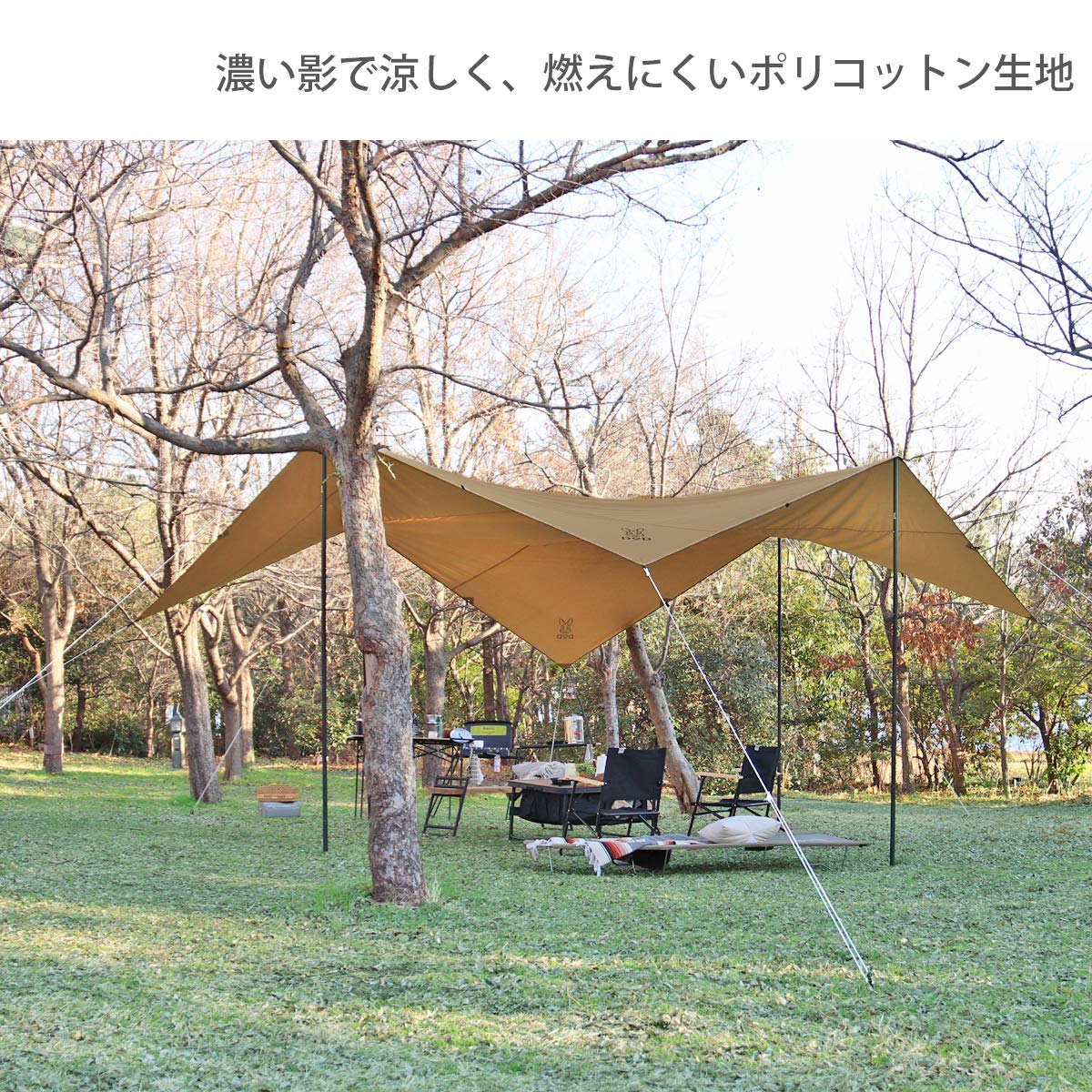 Amazon | DOD(ディーオーディー) チーズタープ 張り方自由自在の超大型