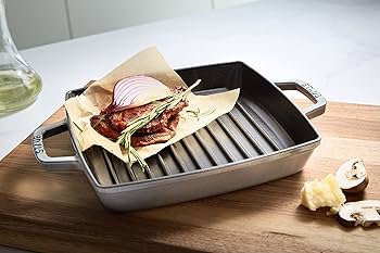 Amazon｜staub ストウブ 「 ピュアグリル スクエア グレー 23cm