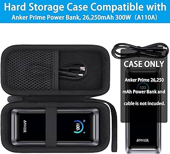 Amazon.com: khanka for Anker Prime Power Bank, 26,250Mah Case