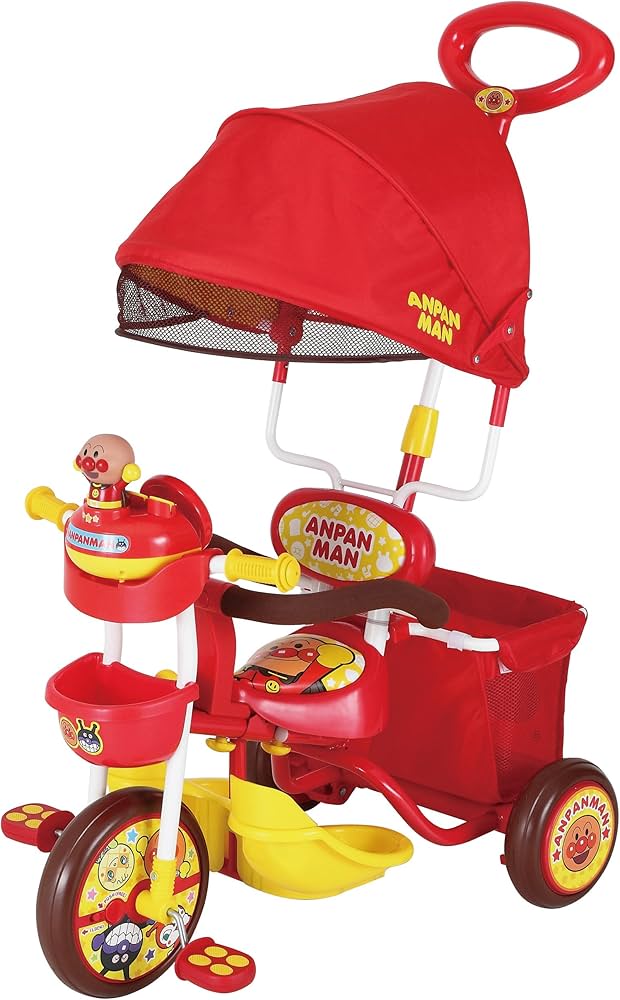 アンパンマン 三輪車 赤/黄色 アンパンマン 三輪車 赤 黄色