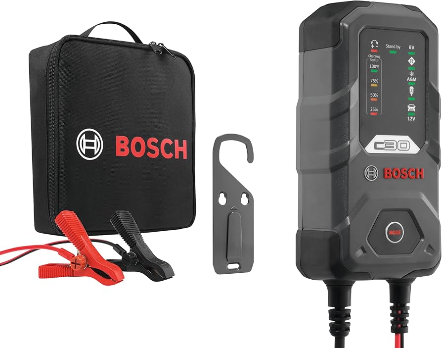Amazon | BOSCH(ボッシュ) バッテリー充電器 6V/12V用(バイク/乗用車