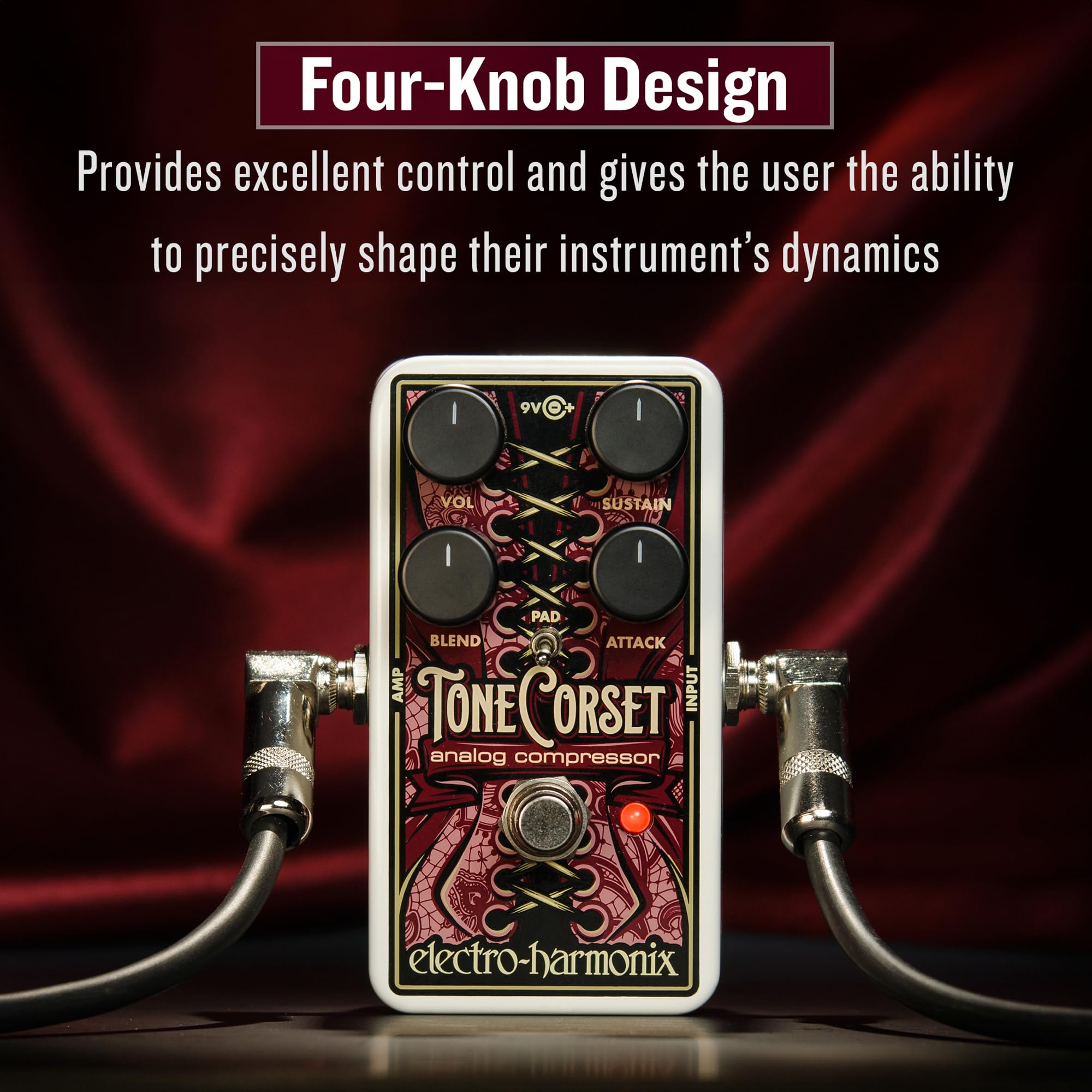 Amazon.com: Electro-Harmonix Tone Corset Analog Compressor Pedal