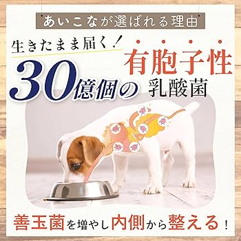 Amazon.co.jp: 【獣医師監修】 aikona あいこな 犬 サプリ 腸活 腸内