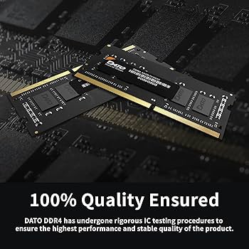 DATO 8GB RAM DDR4 3200MHz PC4-25600 CL22 SODIMM 1.2V 260-Pin Non