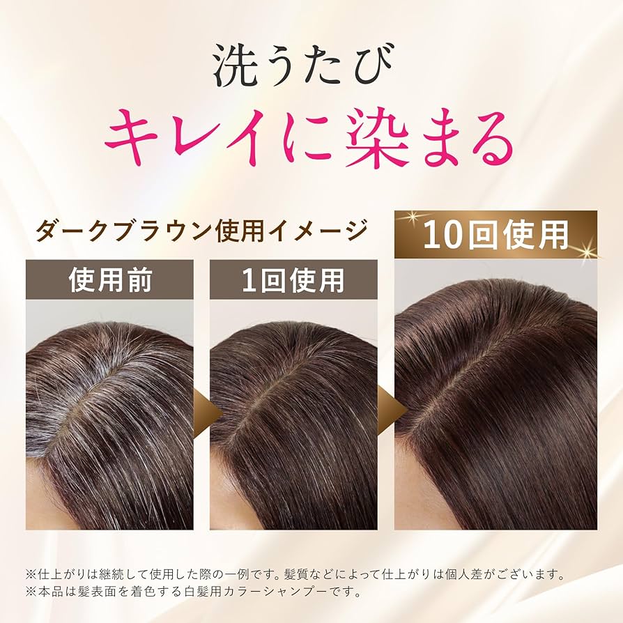 Amazon | 【 白髪用 】利尻 炭酸 カラーシャンプー (ダークブラウン