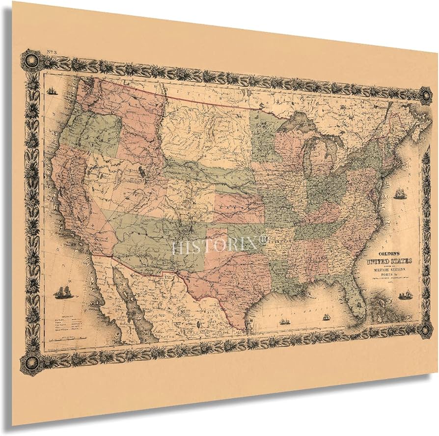 誕生年 アメリカ合衆国地図型コレクション Amazon | Rand McNally