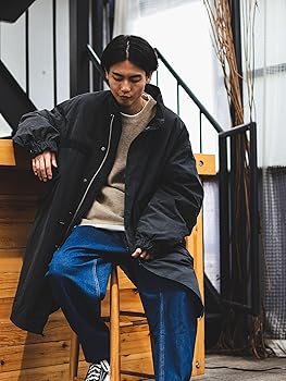 Amazon.co.jp: Beams Heart Men's 3-Way Coat, Big Silhouette, Mod