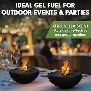 Amazon.com: Superior Trading Co. Citronella Gel Fuel Cans, Clean