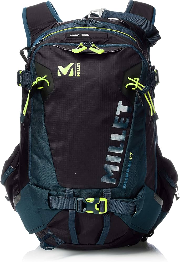 MILLET Steep Pro 27 Unisex Ski Backpack, One Size, Black/Blue: Buy