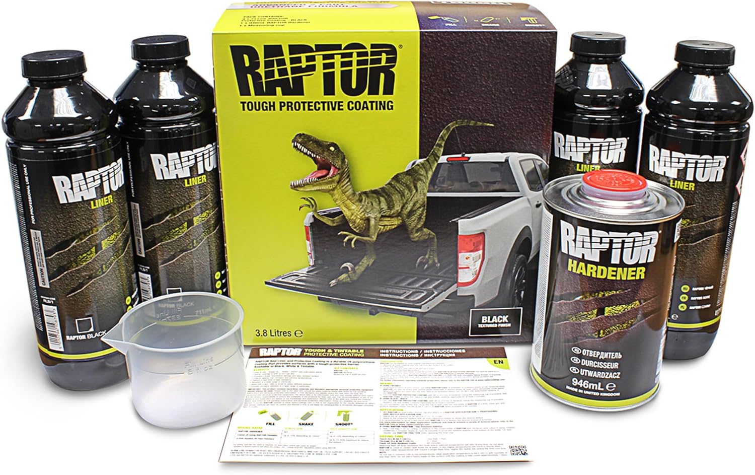U-Pol - Brandclub - U-POL Raptor Black Urethane Spray-On Truck Bed