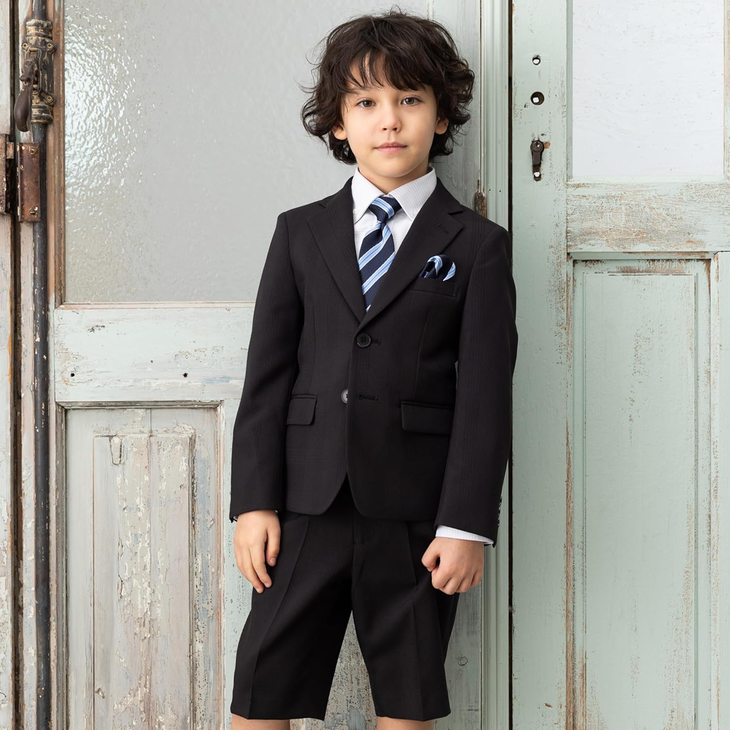 Amazon | [WANDER FACTORY] 入学式 卒園式 スーツ 男の子 5点セット