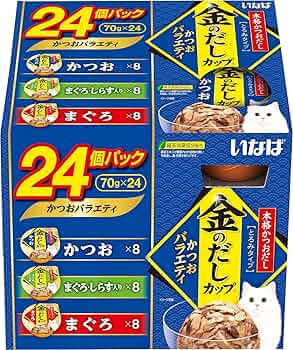 Amazon.co.jp: いなば 金のだしカップ かつおバラエティパック 70g×24